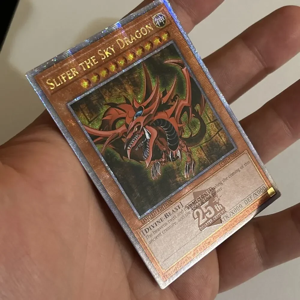 Slifer The Sky Dragon LC01-EN002 QCSR Attribute Error “Divino” Yugioh Tcg VLP!